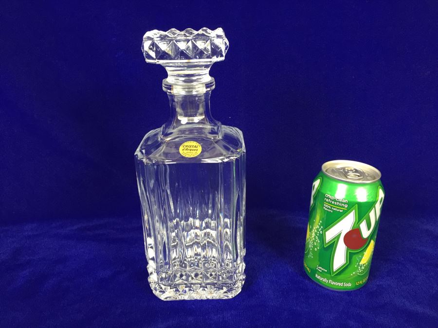 French Lead Crystal Decanter CRISTAL d'Arques