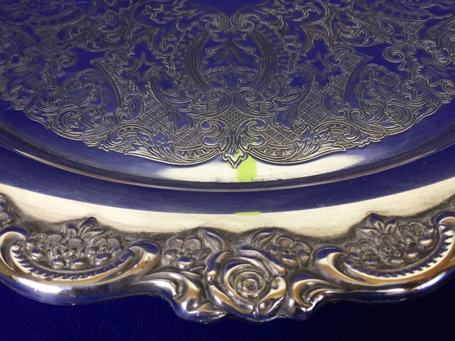 ONEIDA Silverplate Footed Coffee Pot With Creamer, Sugar And Serving Tray [Photo 18]