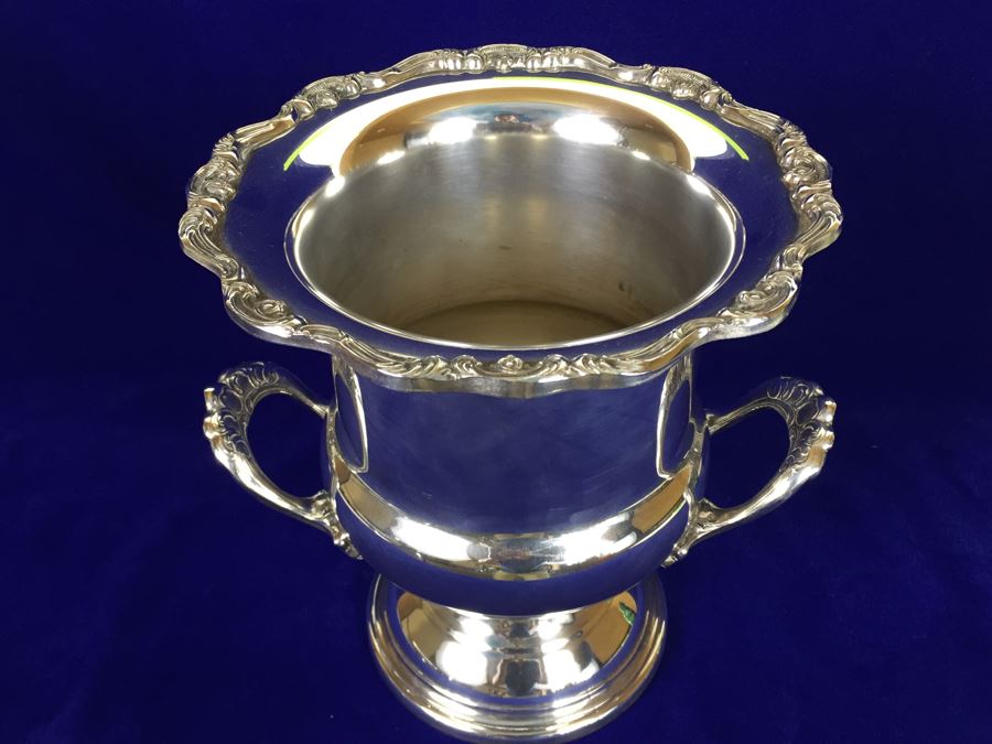 GORHAM Heritage Silverplate Champagne Wine Ice Bucket YH343 [Photo 4]