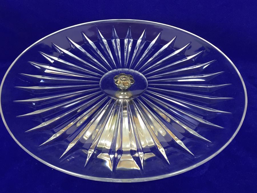 Footed Glass Plate [Photo 2]