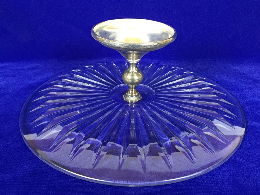 Footed Glass Plate [Photo 6]