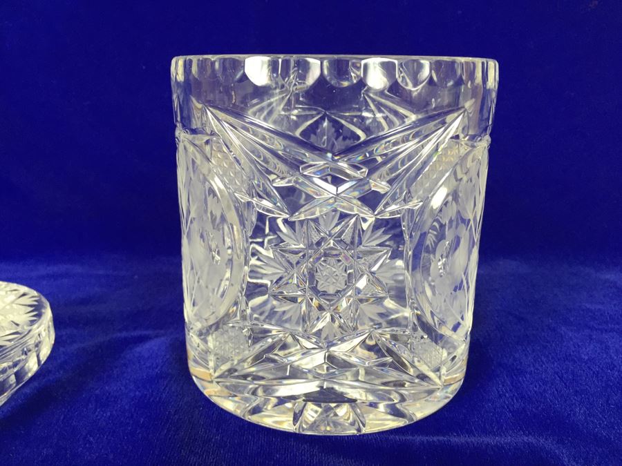 Cut Crystal Candy Bowl Jar With Lid [Photo 10]
