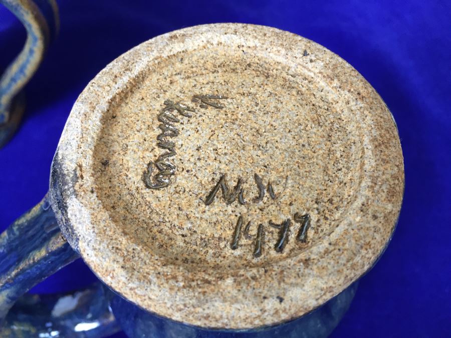 Handmade 1970's Signed Pottery By Kenney [Photo 6]