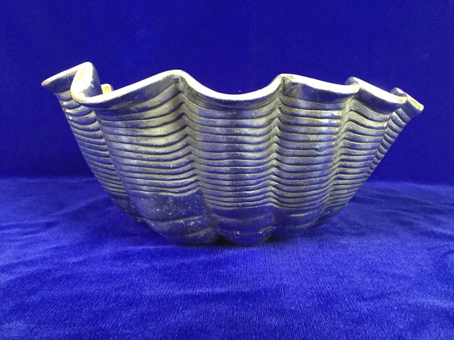 ARTHUR COURT DESIGNS 1981 Sea Shell Clam Hinged Serving Bowl Chip And Dip Dish [Photo 7]