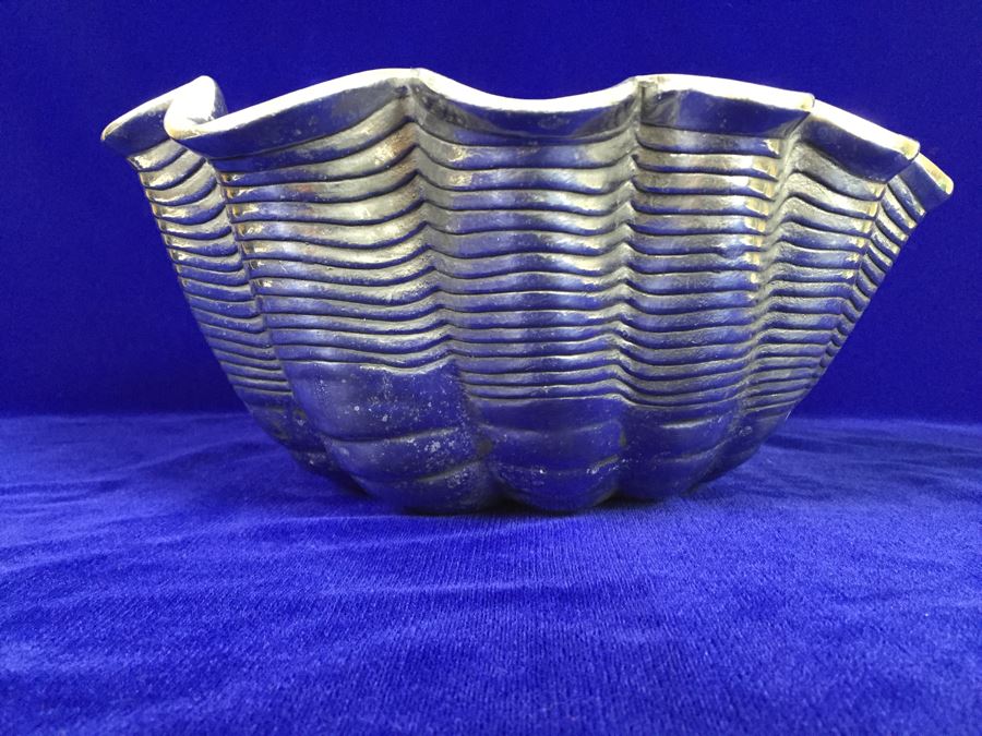 ARTHUR COURT DESIGNS 1981 Sea Shell Clam Hinged Serving Bowl Chip And Dip Dish [Photo 8]