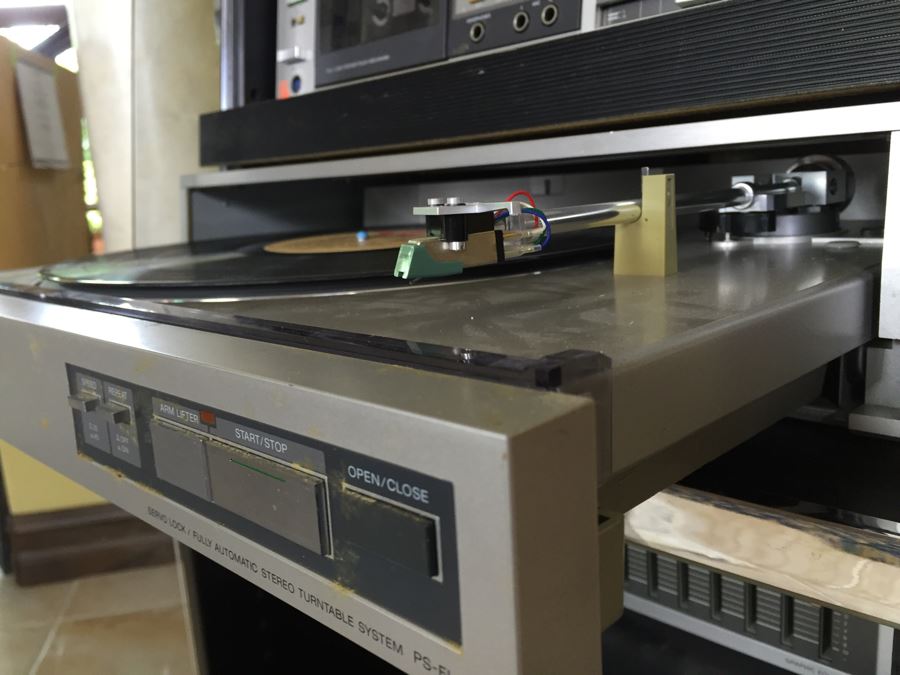 SONY Audio Rack System Includes Tuner, Amplifier, Record Player, Equalizer, Tape Deck And Manuals [Photo 18]