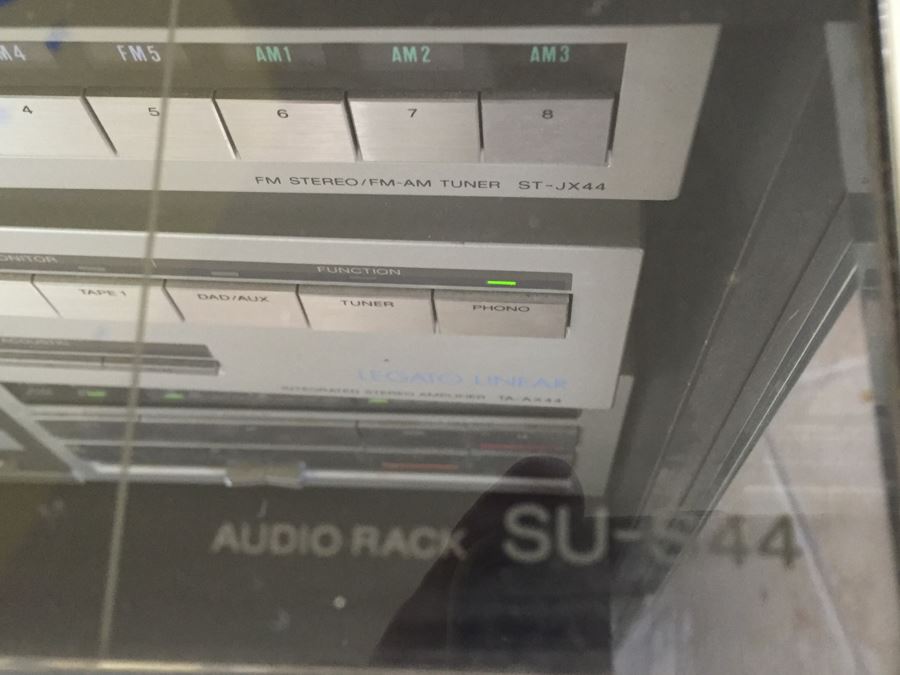 SONY Audio Rack System Includes Tuner, Amplifier, Record Player, Equalizer, Tape Deck And Manuals [Photo 6]
