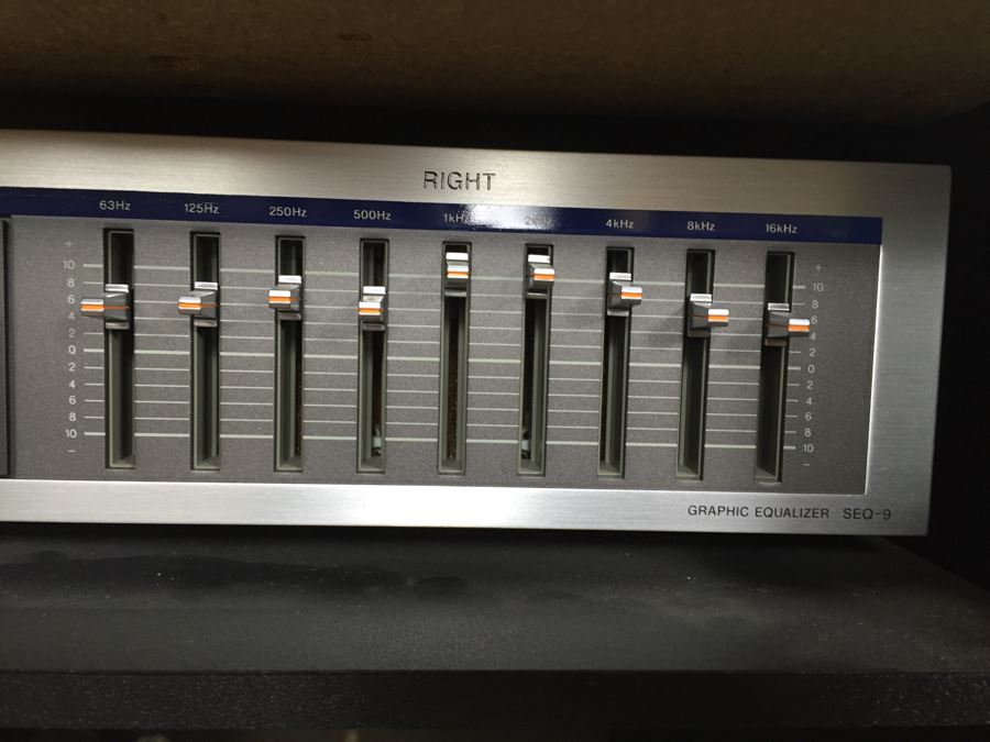 SONY Audio Rack System Includes Tuner, Amplifier, Record Player, Equalizer, Tape Deck And Manuals [Photo 13]