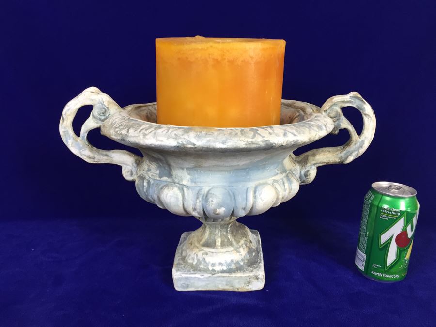 Large Decorative Urn Candleholder [Photo 1]