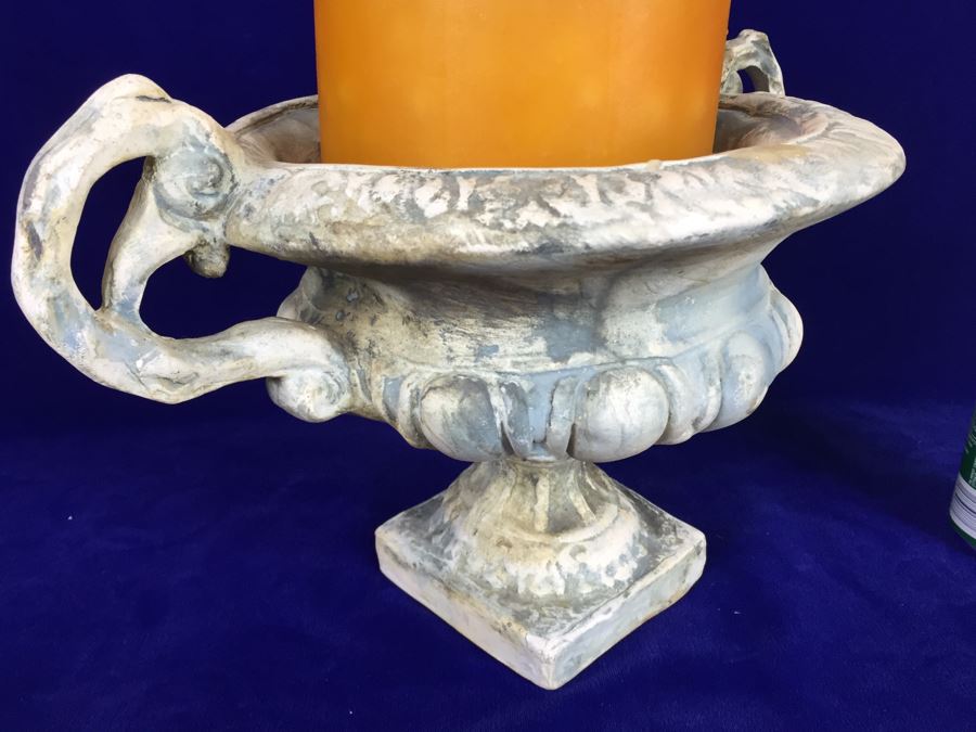 Large Decorative Urn Candleholder [Photo 2]