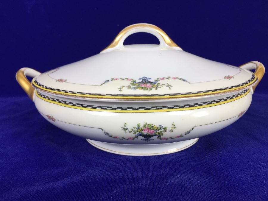 Noritake Soup Tureen Rosemary Pattern Made In Japan [Photo 4]