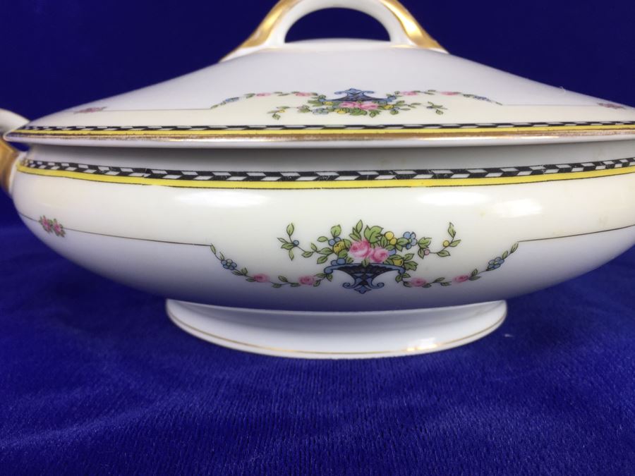 Noritake Soup Tureen Rosemary Pattern Made In Japan [Photo 2]