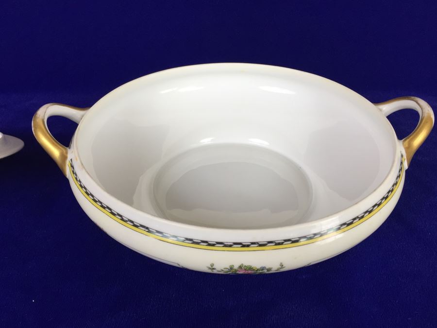 Noritake Soup Tureen Rosemary Pattern Made In Japan [Photo 6]