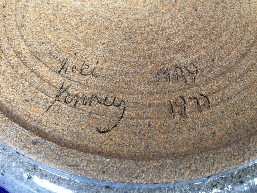 Handmade 1970's Signed Pottery By Kenney [Photo 3]