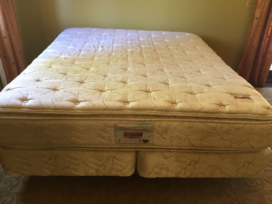 King Size Conforma Back Supporter Mattress, Box Springs And Metal Bed Frame [Photo 4]