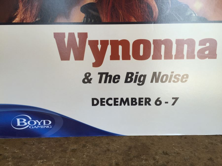 Wynonna & The Big Noise Concert Poster Orleans Showroom BOYD Gaming [Photo 5]