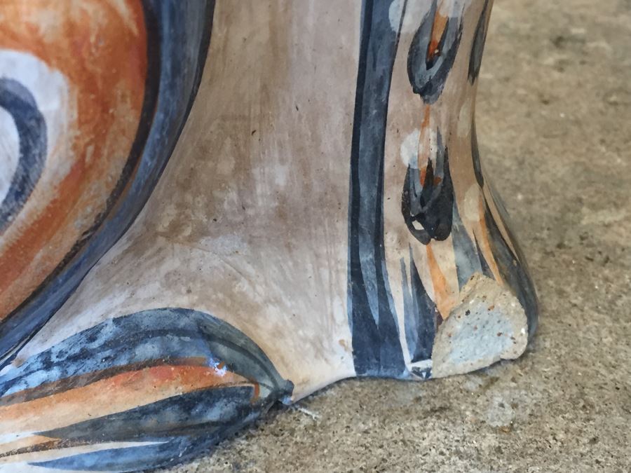 Mexican Pottery Lot With 2 Birds And Cat [Photo 14]