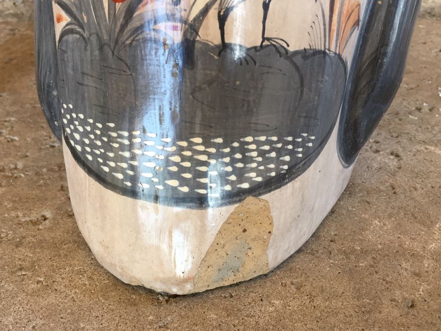 Mexican Pottery Lot With 2 Birds And Cat [Photo 24]