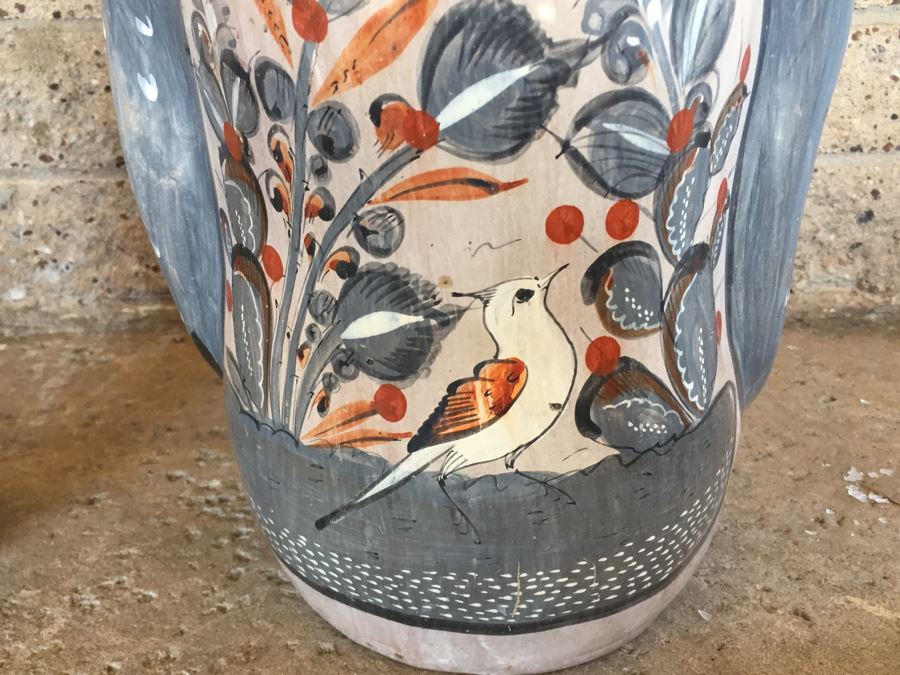 Mexican Pottery Lot With 2 Birds And Cat [Photo 19]