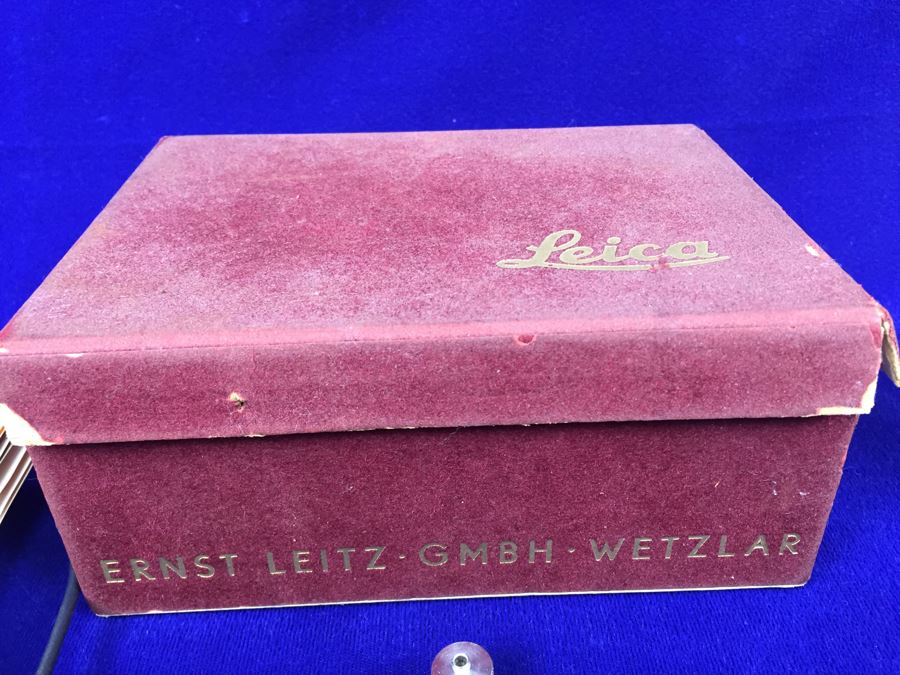 Camera Equipment Lens Lot + Empty Leica Camera Box + Leica Flash Manual [Photo 3]