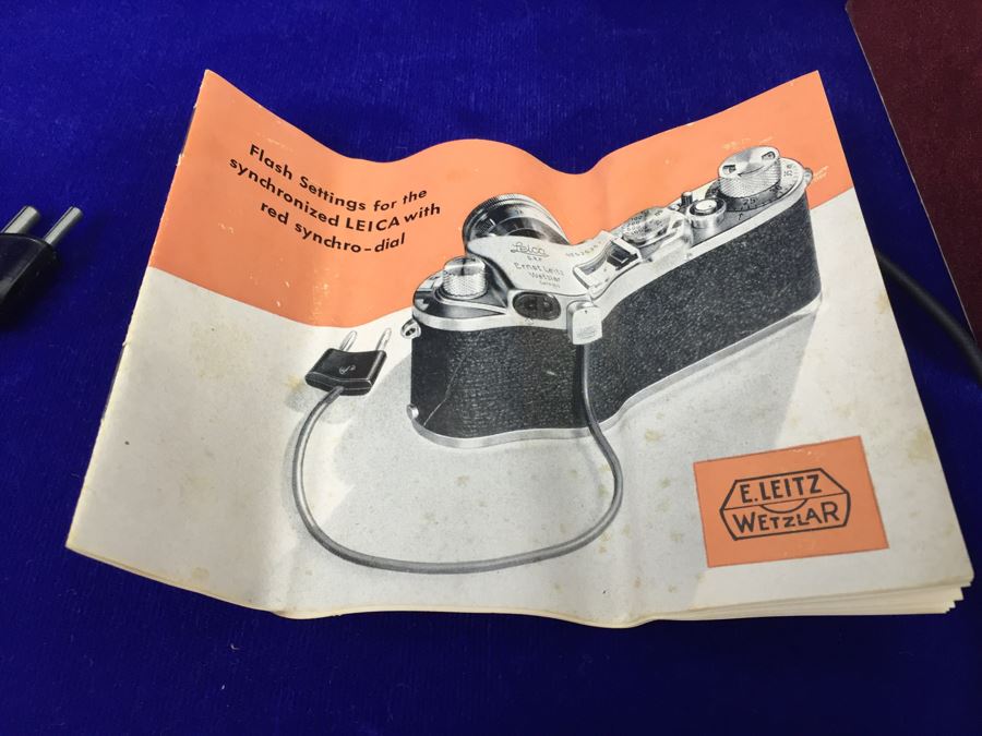Camera Equipment Lens Lot + Empty Leica Camera Box + Leica Flash Manual [Photo 4]