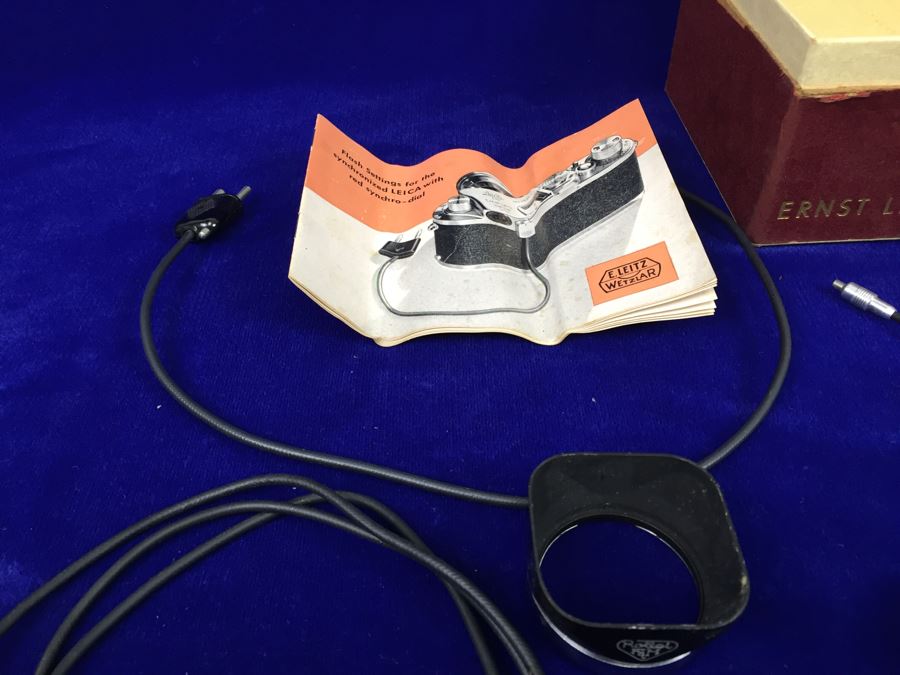 Camera Equipment Lens Lot + Empty Leica Camera Box + Leica Flash Manual [Photo 5]