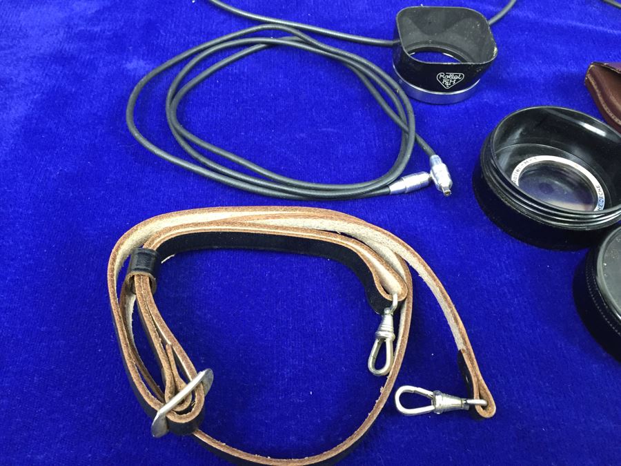 Camera Equipment Lens Lot + Empty Leica Camera Box + Leica Flash Manual [Photo 12]