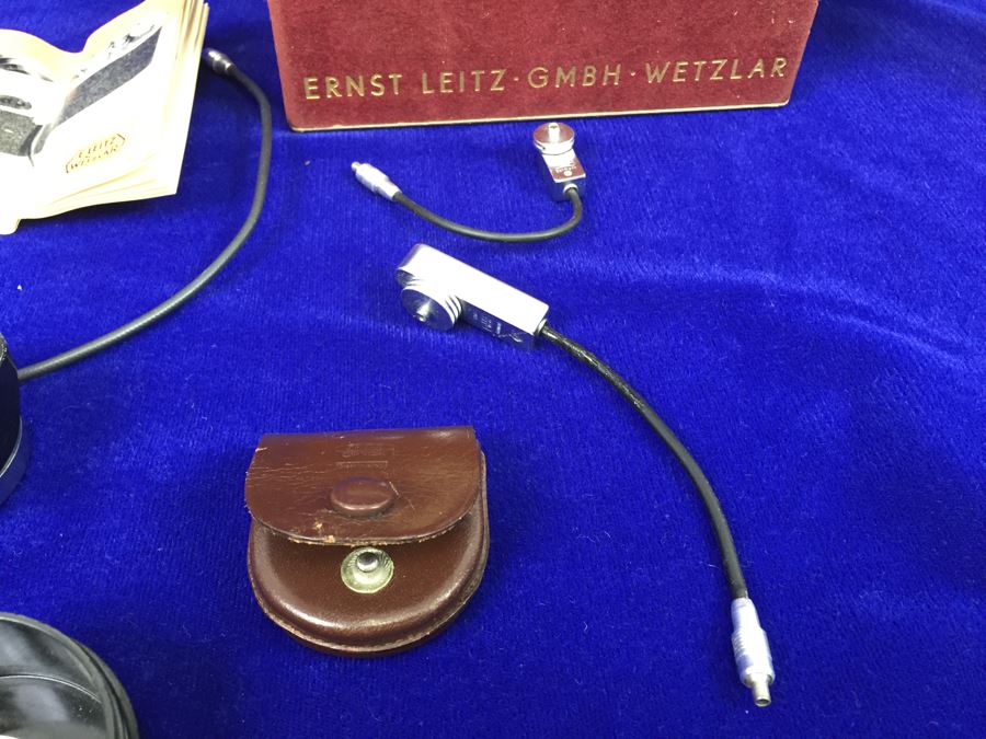 Camera Equipment Lens Lot + Empty Leica Camera Box + Leica Flash Manual [Photo 6]