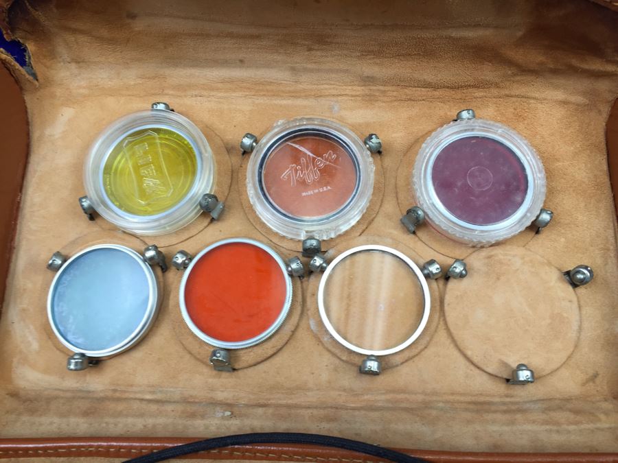 Omica I Camera Case With Various Colored Filters Lenses + Zeiss Ikon Hood [Photo 3]