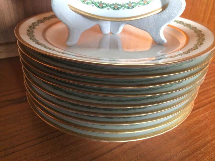 Vintage Old Abbey Limoges France Salad Plate [Photo 3]