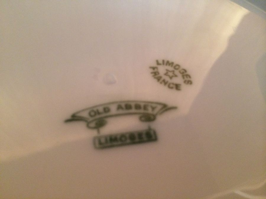 Vintage Old Abbey Limoges France Salad Plate [Photo 2]