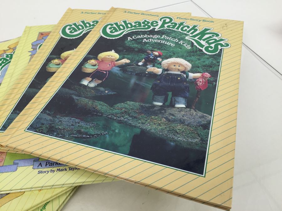 (6) Cabbage Patch Kids Parker Brothers Books New Old Stock Vintage 1984 [Photo 3]
