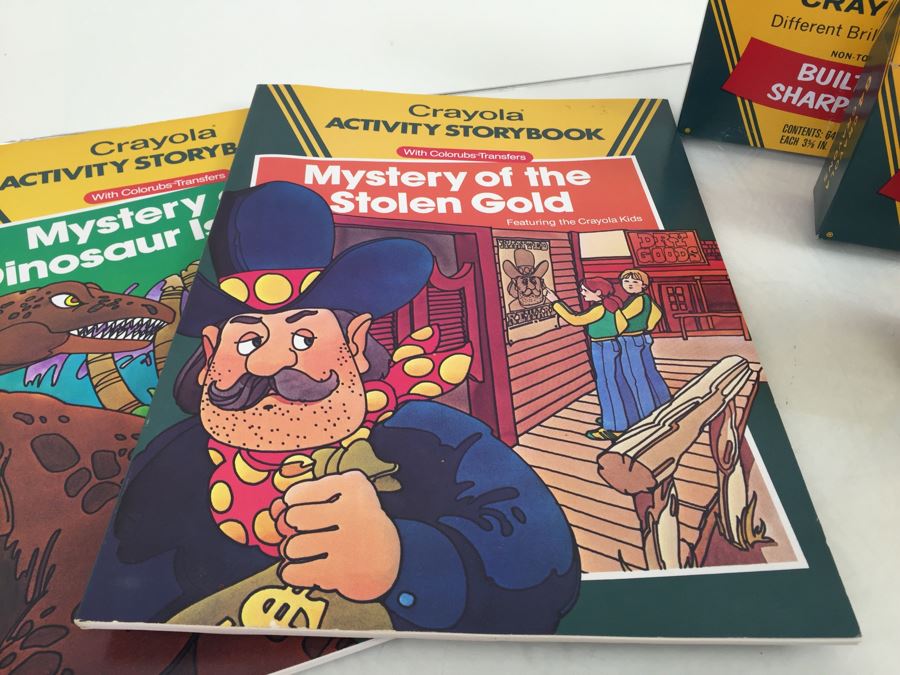 Crayola Crayons And Crayola Activity Books New Old Stock [Photo 3]