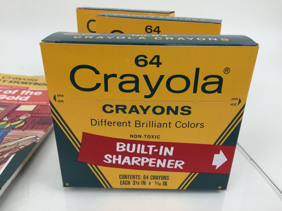Crayola Crayons And Crayola Activity Books New Old Stock [Photo 2]