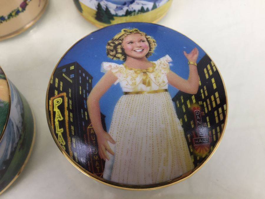 (6) Shirley Temple Music Box Collection From Danbury Mint Limited Edition Vintage 1994 [Photo 8]