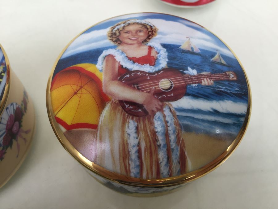 (6) Shirley Temple Music Box Collection From Danbury Mint Limited Edition Vintage 1994 [Photo 10]