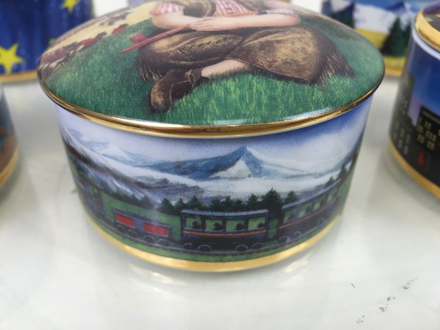 (6) Shirley Temple Music Box Collection From Danbury Mint Limited Edition Vintage 1994 [Photo 7]