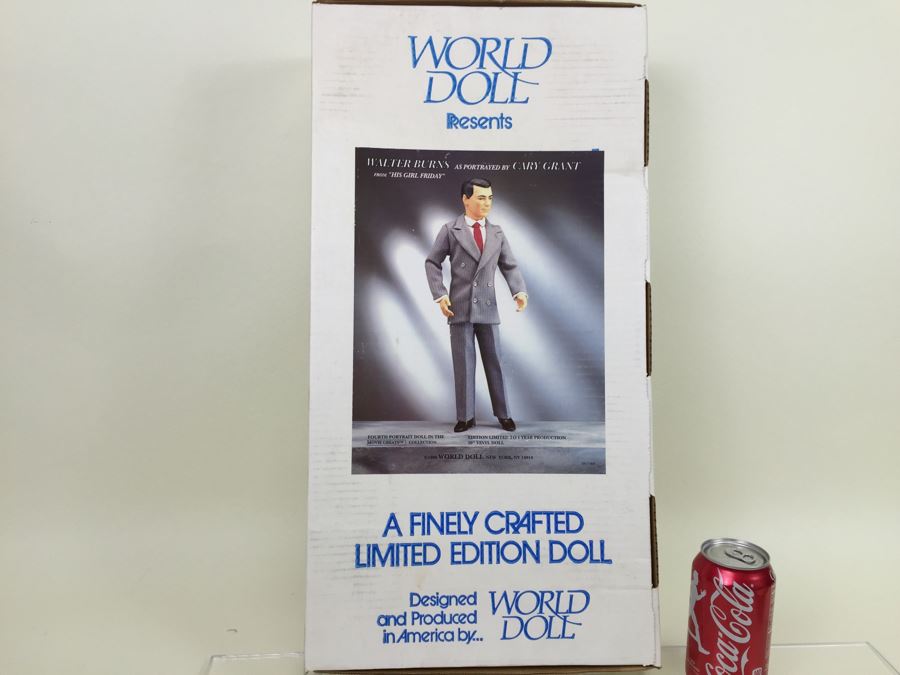 Walter Burns As Portrayed By Cary Grant From 'His Girl Friday' Limited Edition Doll By World Doll New In Box Vintage 1990 [Photo 4]