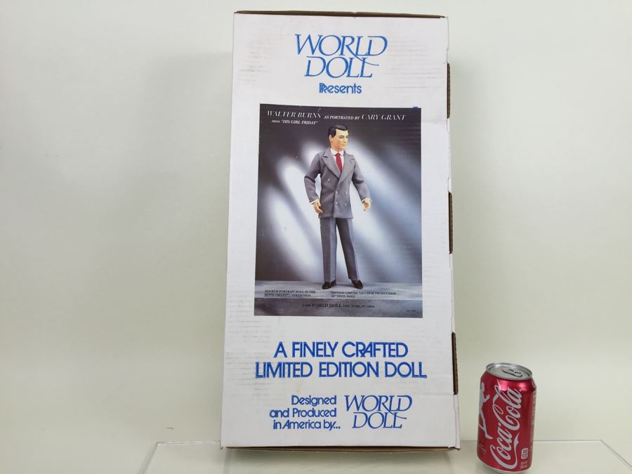 Walter Burns As Portrayed By Cary Grant From 'His Girl Friday' Limited Edition Doll By World Doll New In Box Vintage 1990 [Photo 1]