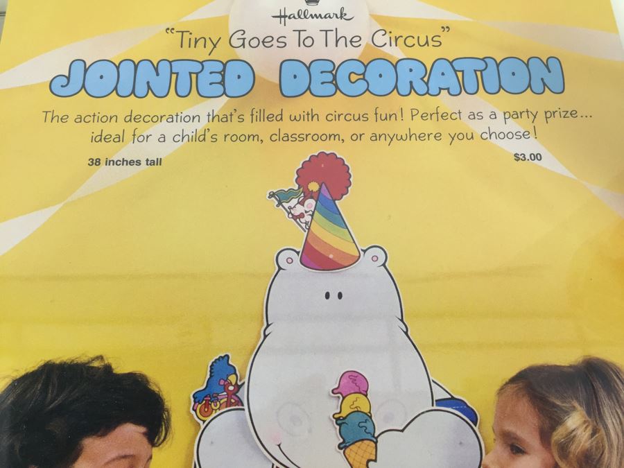 (3) Hallmark Jointed Decorations Dragon, Richard Scarry's Down On The Farm And Tiny Goes To The Circus New Old Stock [Photo 9]