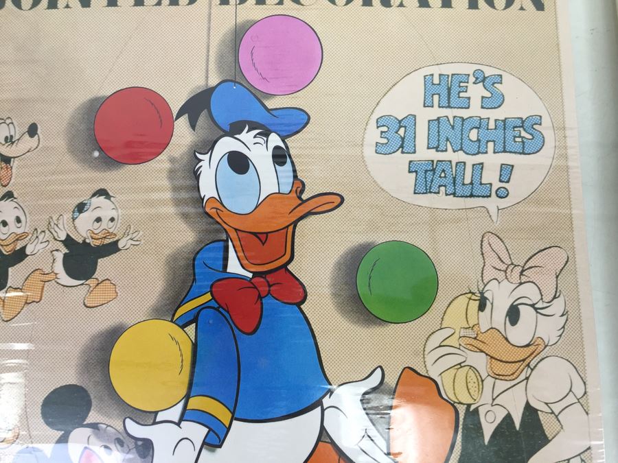 (2) Hallmark Jointed Decorations From Disney Donald Duck And GOOFY New Old Stock [Photo 5]