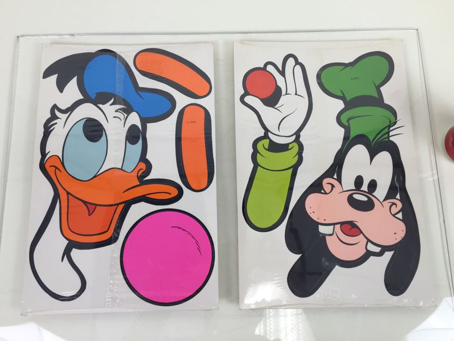 (2) Hallmark Jointed Decorations From Disney Donald Duck And GOOFY New Old Stock [Photo 2]