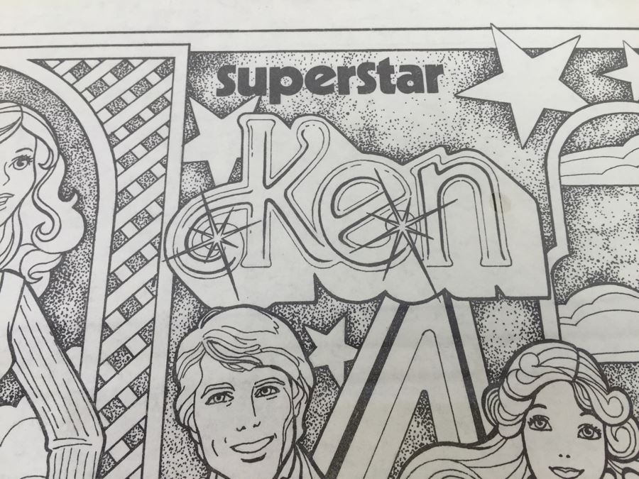 (2) SuperStar Barbie Mattel Poster Pen Set By Craft House Series No. 6000 New Old Stock Vintage 1978 [Photo 11]