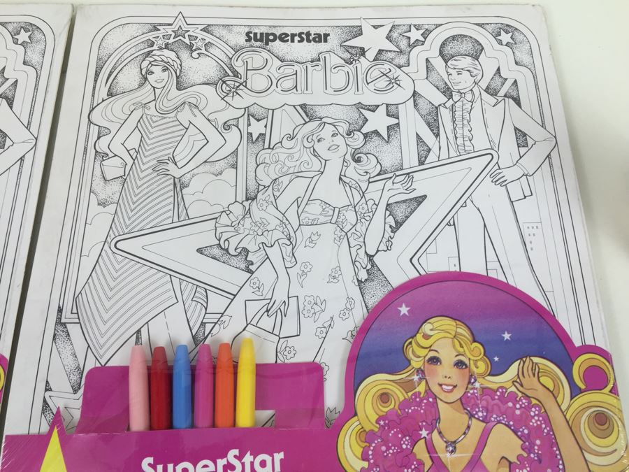 (2) SuperStar Barbie Mattel Poster Pen Set By Craft House Series No. 6000 New Old Stock Vintage 1978 [Photo 5]