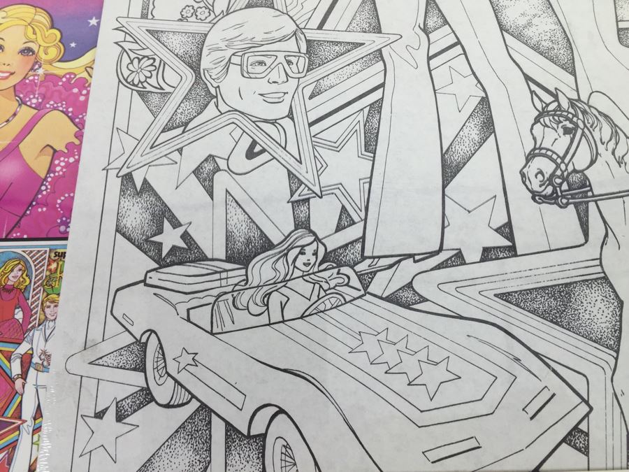 (2) SuperStar Barbie Mattel Poster Pen Set By Craft House Series No. 6000 New Old Stock Vintage 1978 [Photo 15]