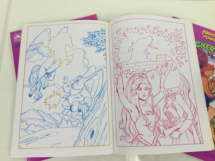 (3) PRINCESS OF POWER Sticker Fun A Golden Book New Old Stock Mattel Vintage 1986 [Photo 8]