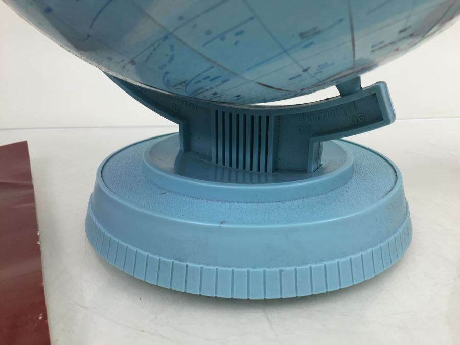 9 Inch Kids World Globe By Replogle Mountains In Raised Relief With Box [Photo 5]