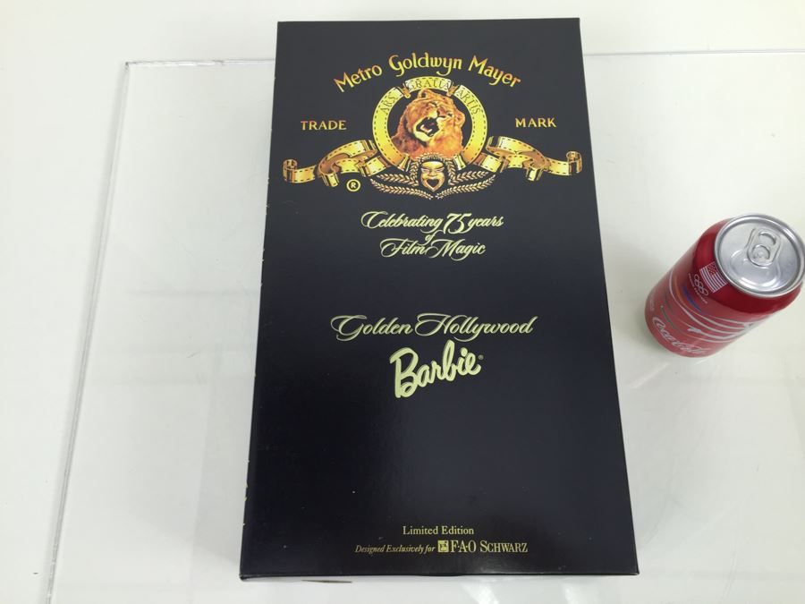 Barbie Metro Goldwyn Mayer Golden Hollywood Barbie Limited Edition FAO Schwarz 22832 Mattel New In Box Vintage 1998 [Photo 2]