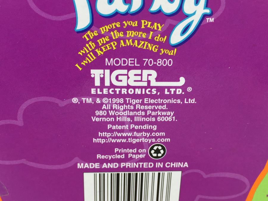 electronic tiger toy