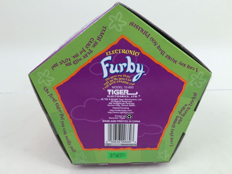 Furby Electronic Toy Model 70-800 Tiger Electronics New In Box Vintage 1998 [Photo 10]